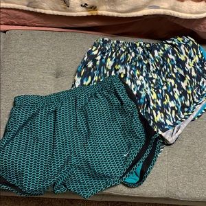 Two pairs of Nike women’s shorts size medium